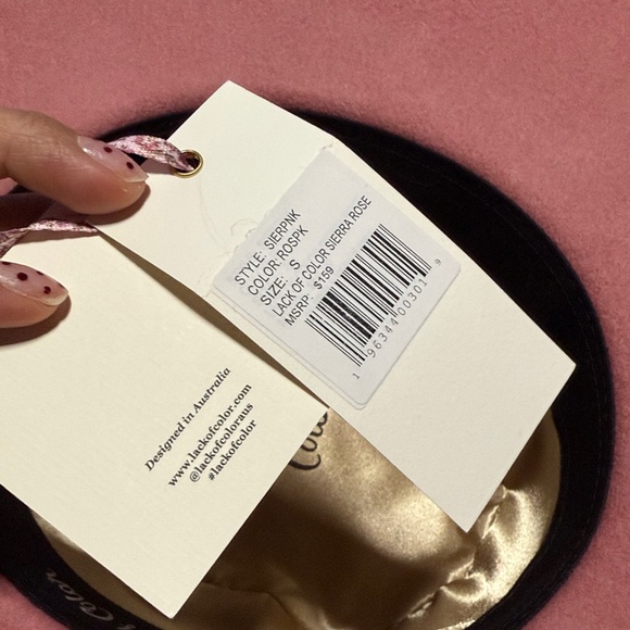 Lack Of Color Sierra Rose Boater Hat - Size S (55cm) - Picture 6 of 6